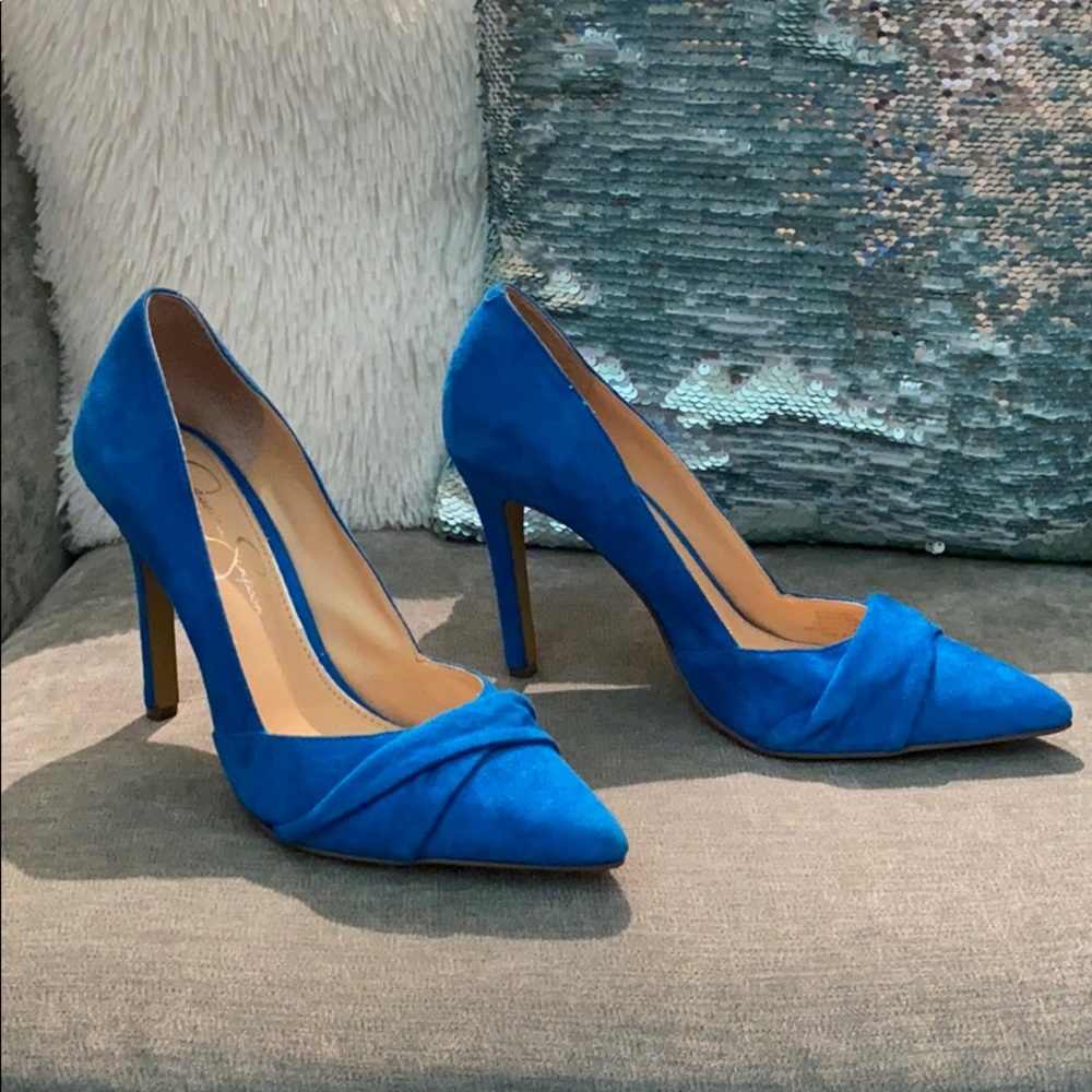 Jessica Simpson Turquoise Heels